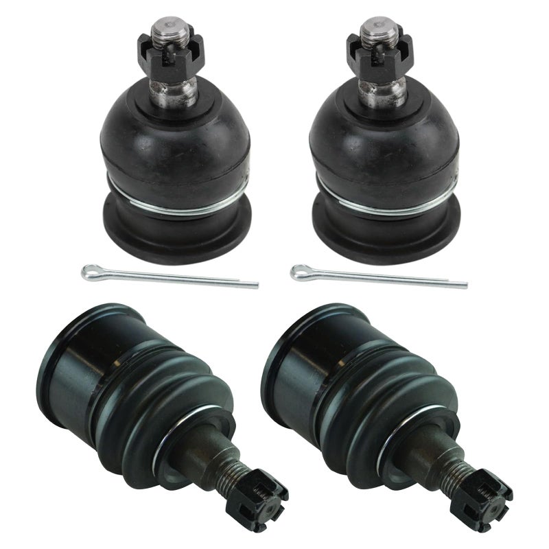 TRQ Front Driver & Passenger Side Upper & Lower Ball Joint Set Compatible with 2009-2014 Acura TL TSX 2008-2012 Honda Accord 2010-2011 Accord Crosstour - Image 1